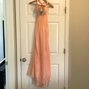 Peach Prom Dress! Size 2 (fits like 0)